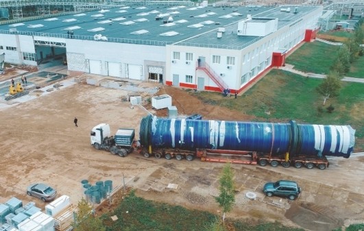 На комбинате внедряют первый в России проект по установке барабанного гидроразбивателя