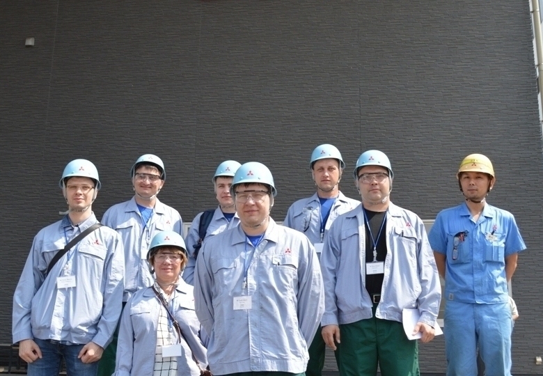 Группа работников комбината прошла обучение в компании «Mitsubishi Heavy Industries»